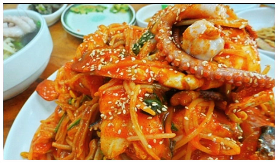 쫄깃매콤 아구찜 이미지