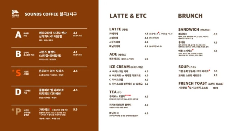 사운즈커피 이미지