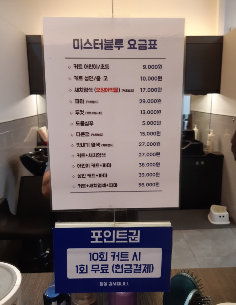 미스터남성컷트 이미지