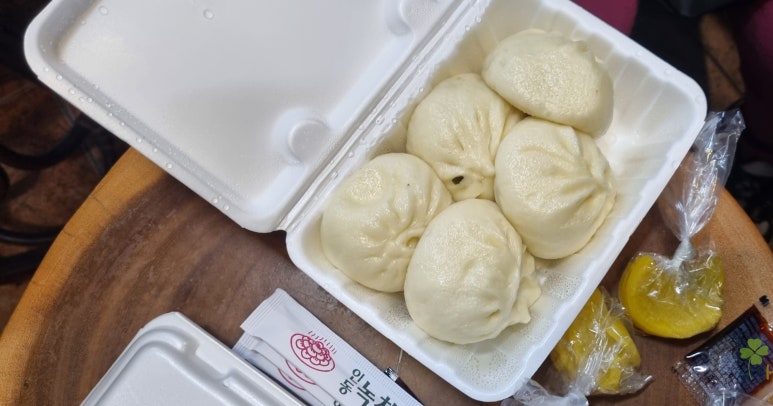 인동녹차연잎왕만두 이미지