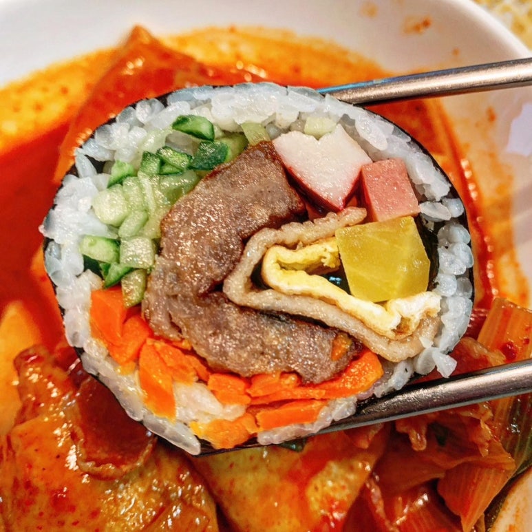 김밥&라면 이미지