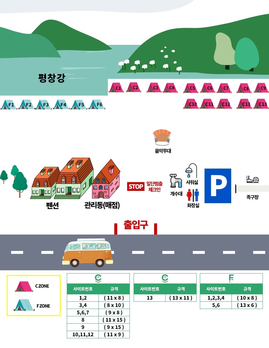 마루펜션캠핑장 이미지