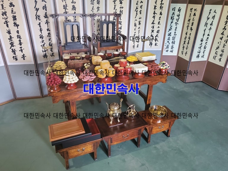 고려종가차례상 이미지