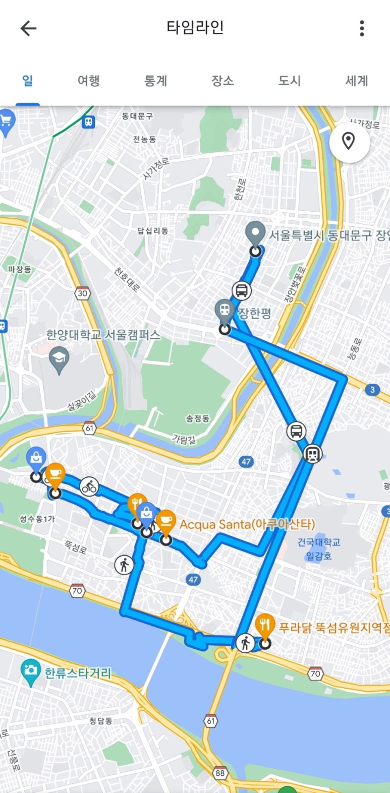 푸라닭뚝섬유원지점 이미지