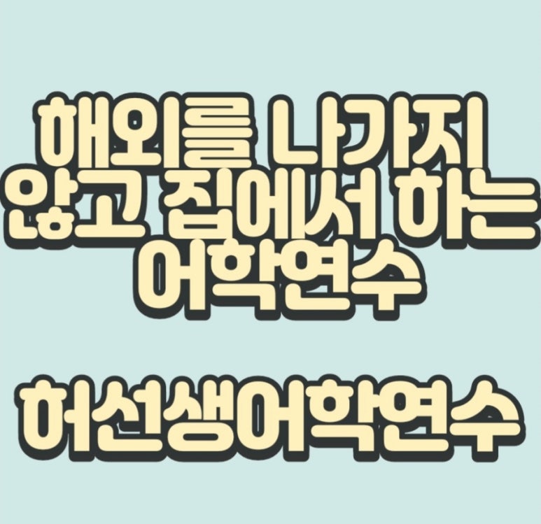 허선생어학연수 이미지