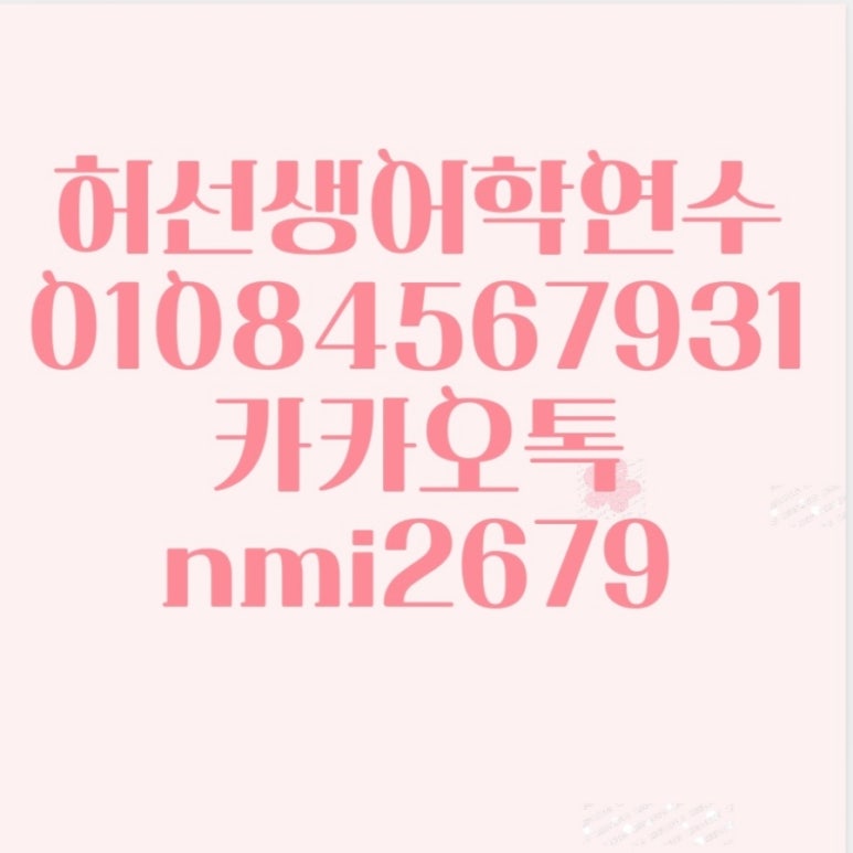 허선생어학연수 이미지