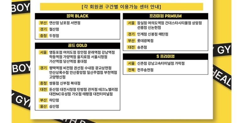 헬스보이짐 이미지