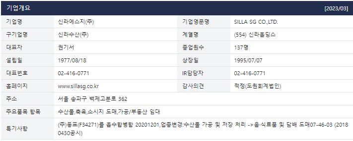신라에스지 이미지
