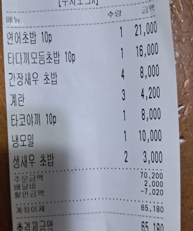 스시만카이 이미지