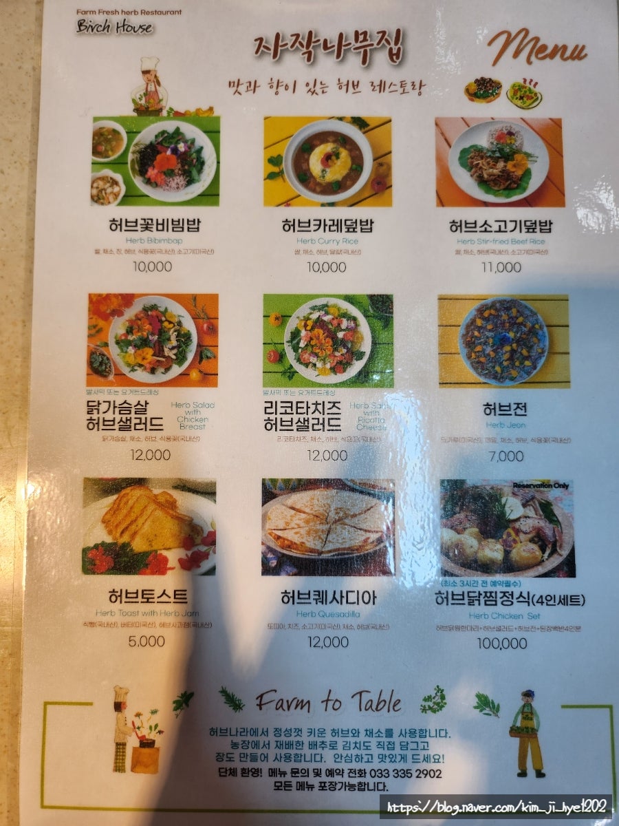 허브나라 자작나무집 이미지