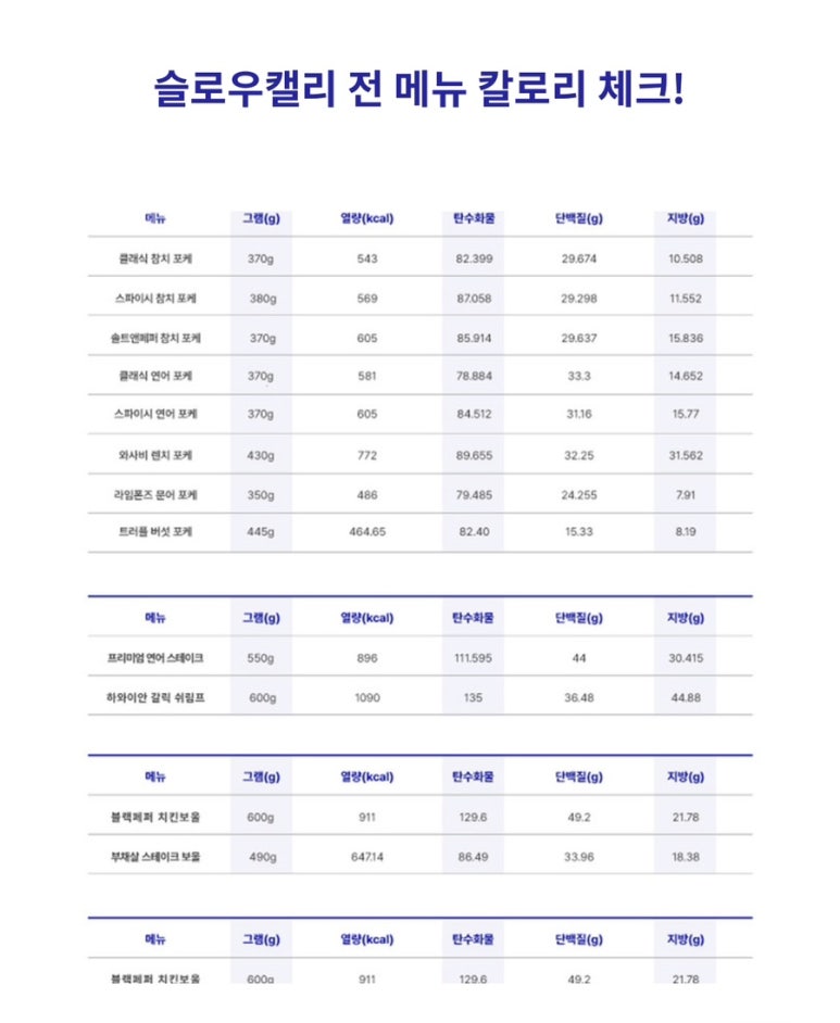 슬로우캘리원주 이미지