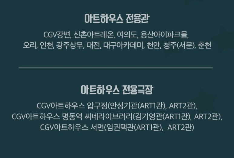 아카데미극장2관 이미지
