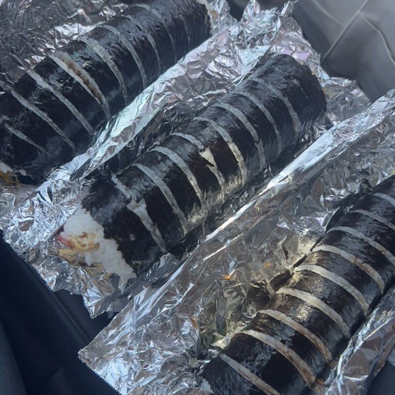 뽕꼬랑김밥 이미지
