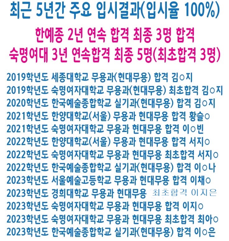 송도예원현대무용학원 이미지