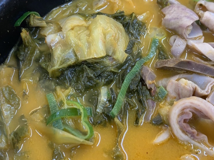 우거지 품은 순대국 이미지