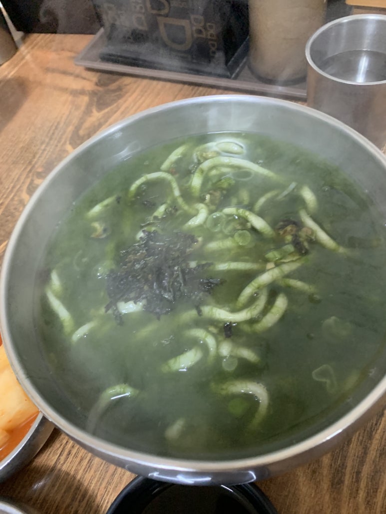 매생이칼국시 이미지