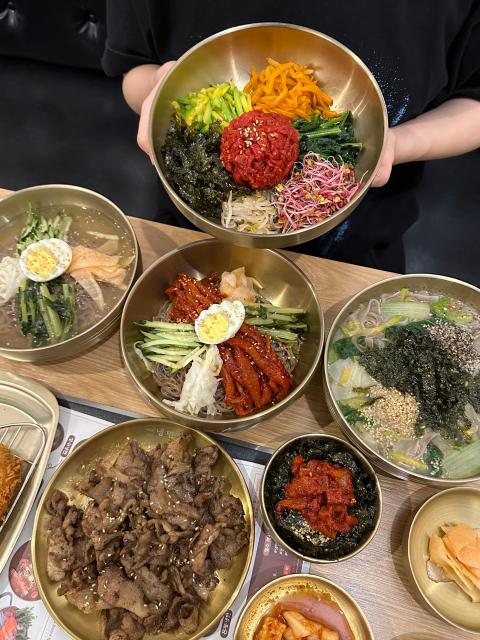 냉면장수 이미지