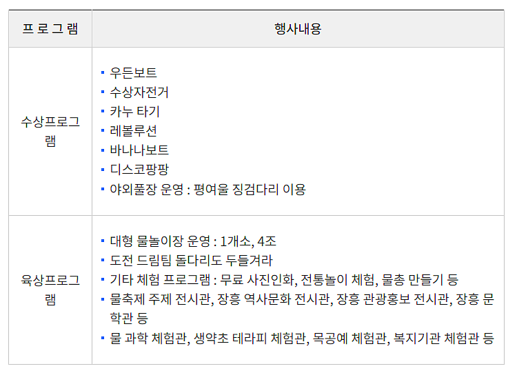 정남진레저 이미지