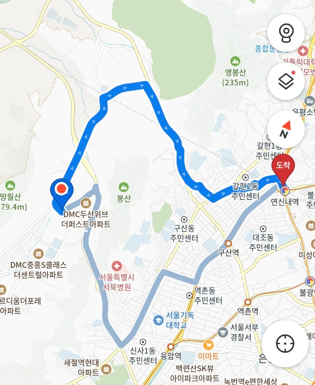 뚜레쥬르백련산 이미지