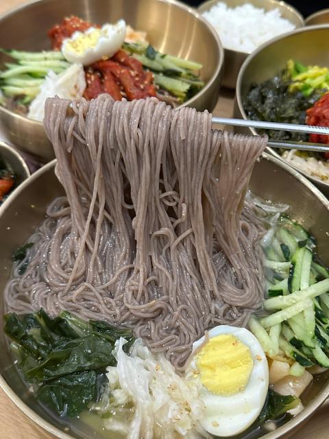 냉면장수 이미지