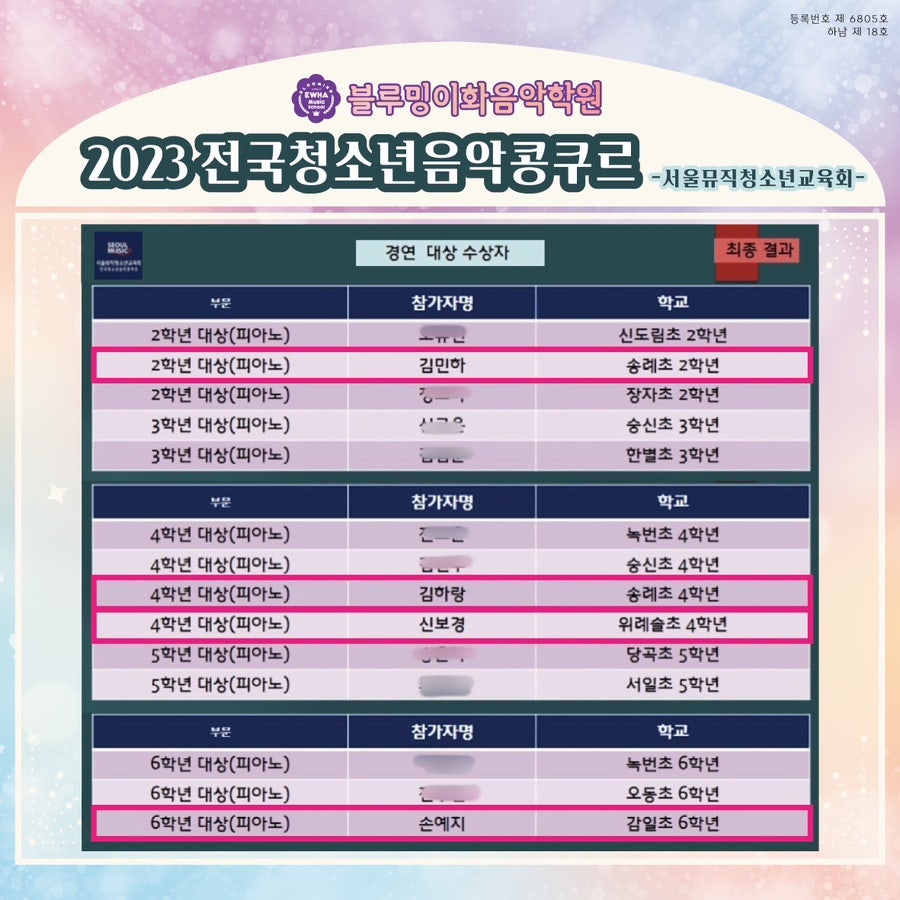 블루밍이화음악학원 이미지