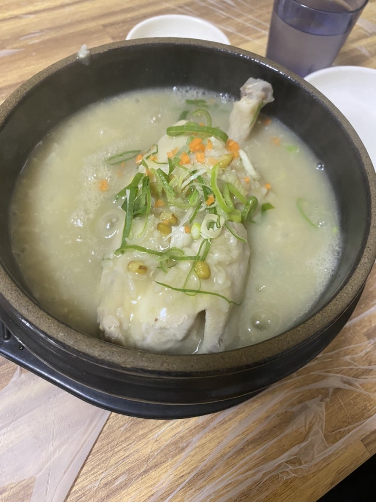 벌집녹두삼계탕 이미지