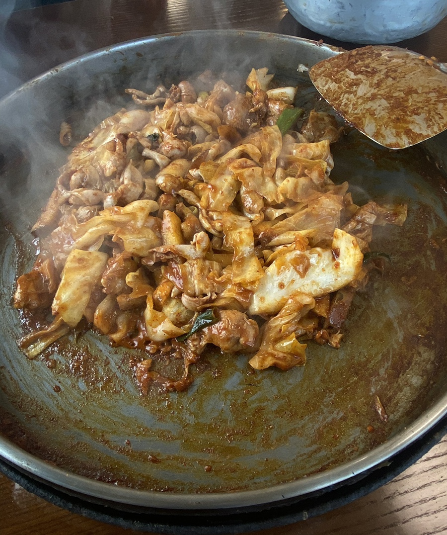 양푼 국물 닭갈비 이미지