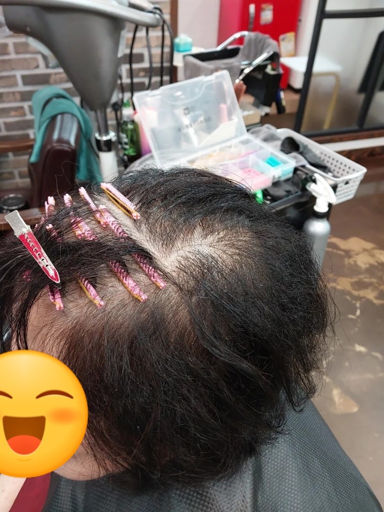 굿모닝헤어펌 이미지