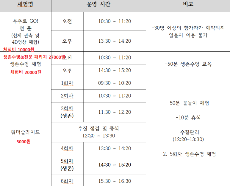 보성군청소년수련원 이미지