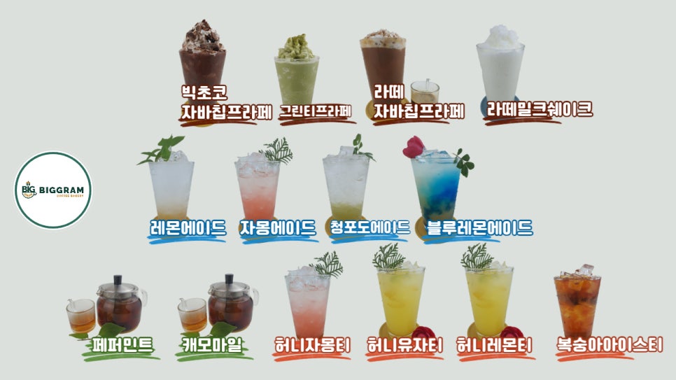 빅그램커피베이커리 이미지