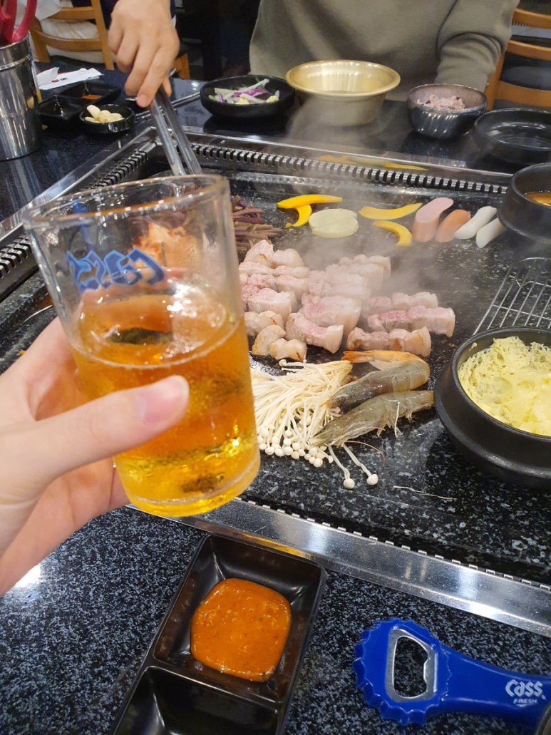왕돌판구이한판목포 이미지