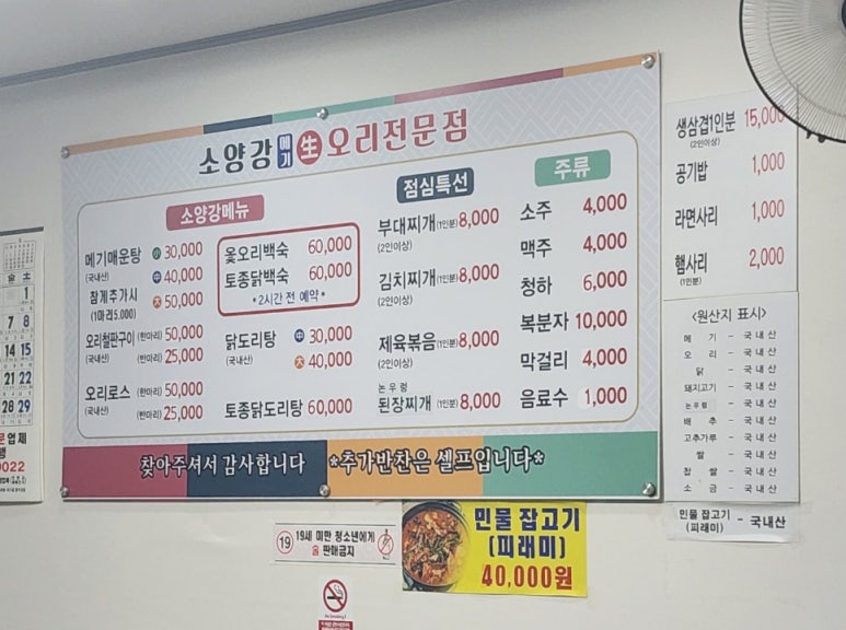 소양강메기생오리 이미지