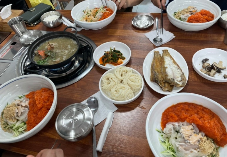 오대감참가자미물회 이미지