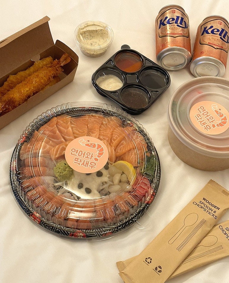 연어와딱새우 이미지