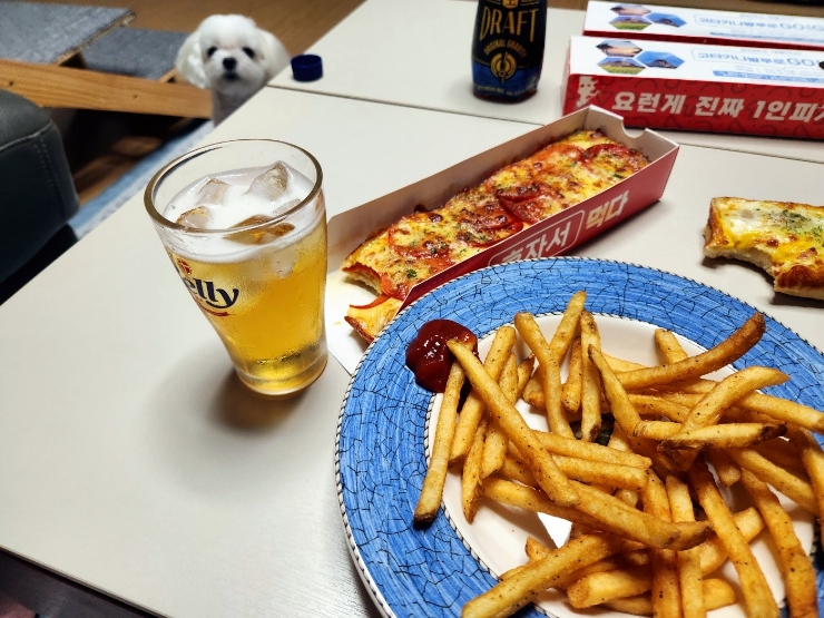 피자먹다다산 이미지