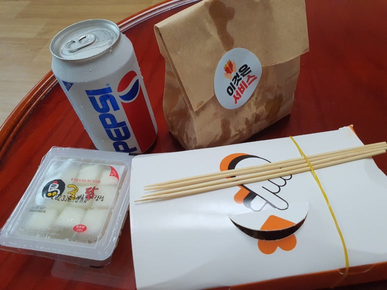 꿀삐닭강정 이미지