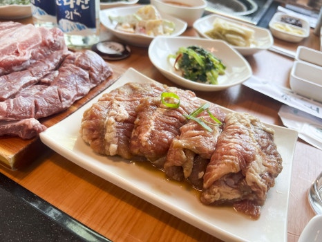 제주산돼지 이미지