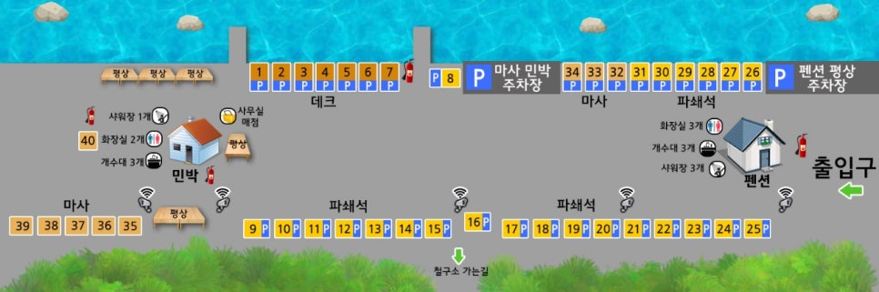 배내골캠핑장산책로 이미지
