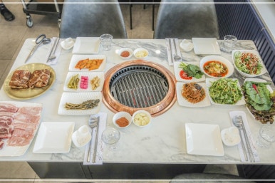 도천삼백식당프리미엄 이미지