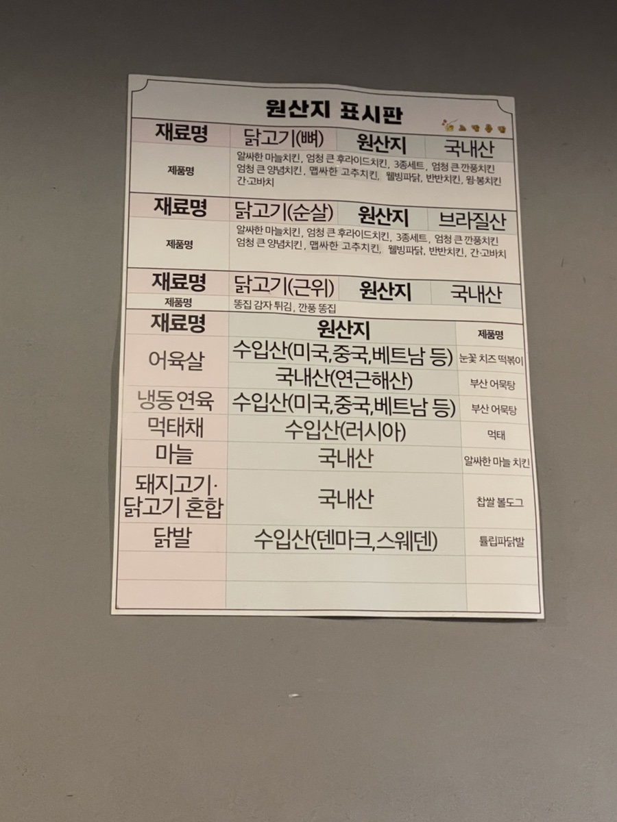 노랑통닭구월점 이미지
