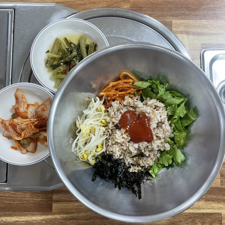 이가네바지락칼국수;보리밥 이미지