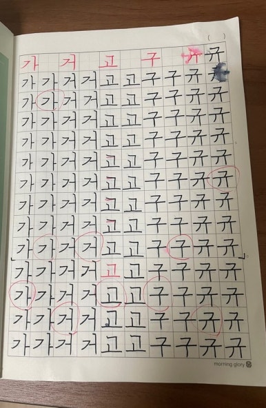 대한명인글씨교정 이미지
