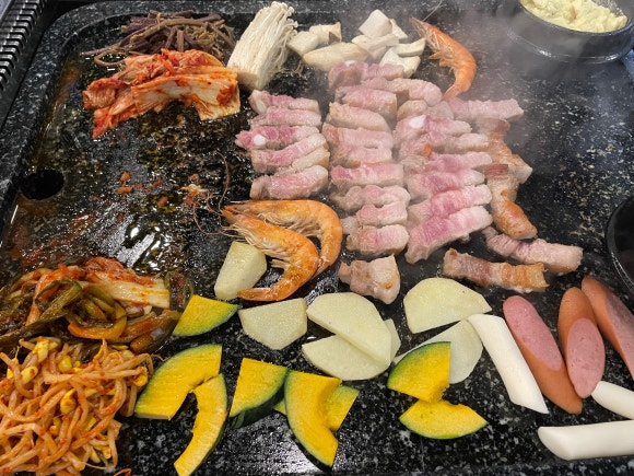 왕돌판구이한판목포 이미지