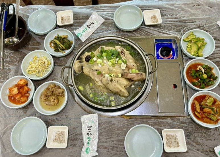 속리산토종닭 이미지