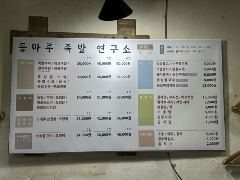 등마루족발연구소 이미지