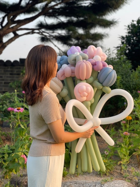 블로썸 플라워벌룬 이미지