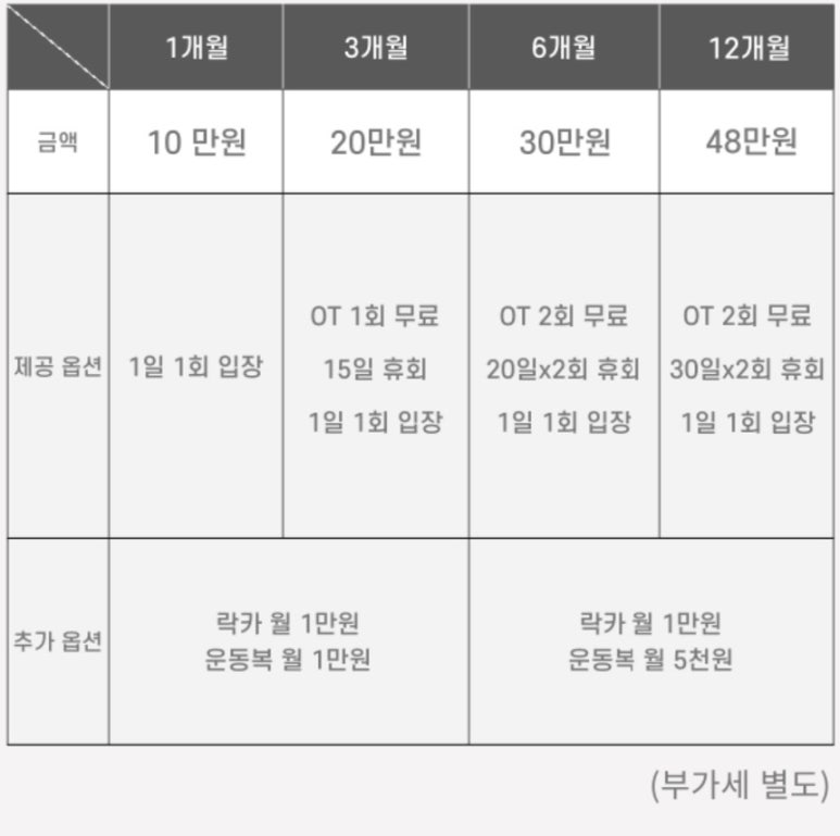 라이브휘트니스 이미지