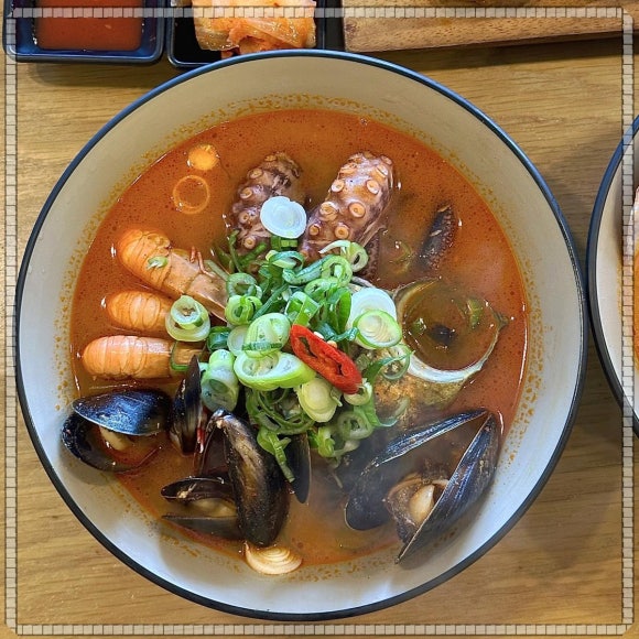 올레해물라면 이미지