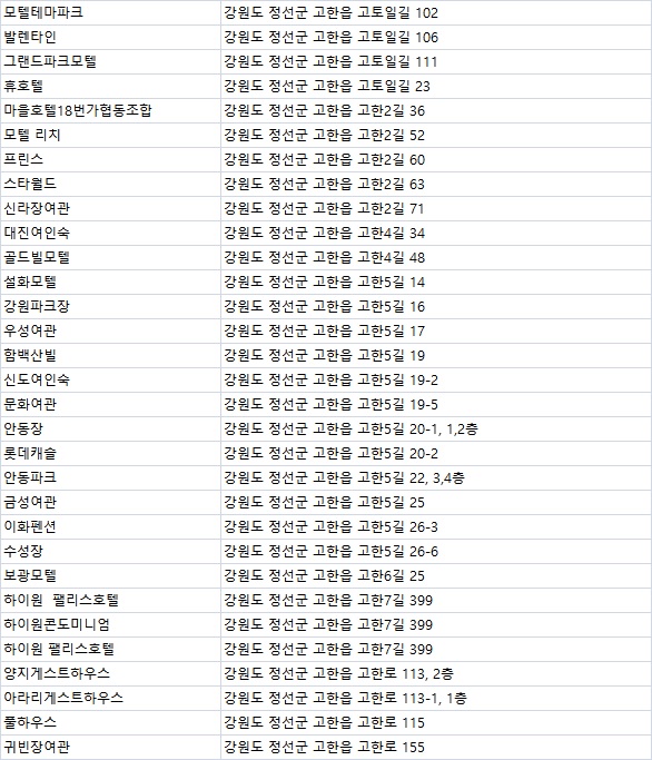 아름장호텔 이미지