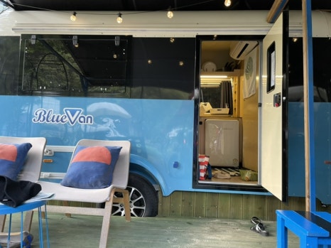 지리산 벚꽃 카라반 캠핑장 이미지